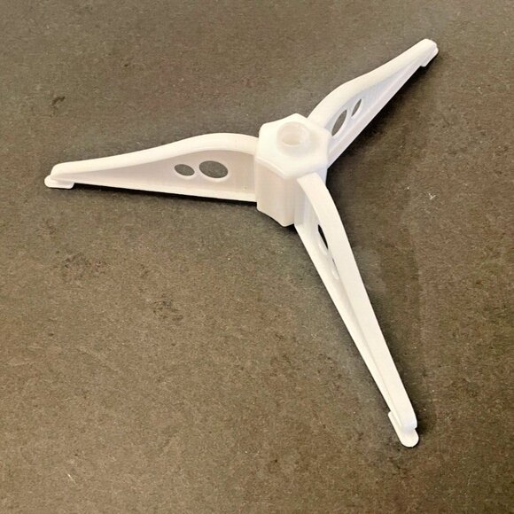 White Artificial Christmas Tree 16" x 12" Table Top Easy Storage Removable Stand - Picture 4 of 6